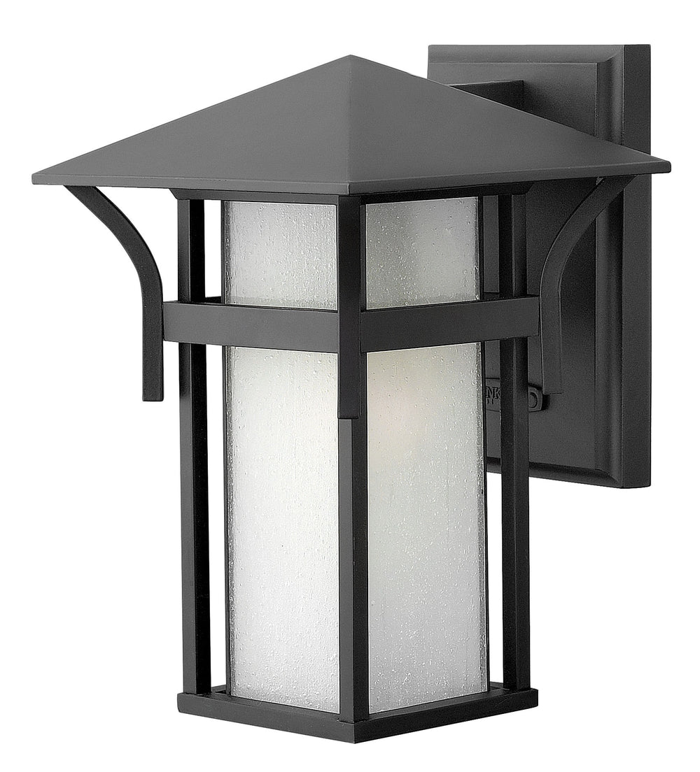 Hinkley Harbor Outdoor Wall Light Small Wall Mount Lantern Satin Black 2570SK
