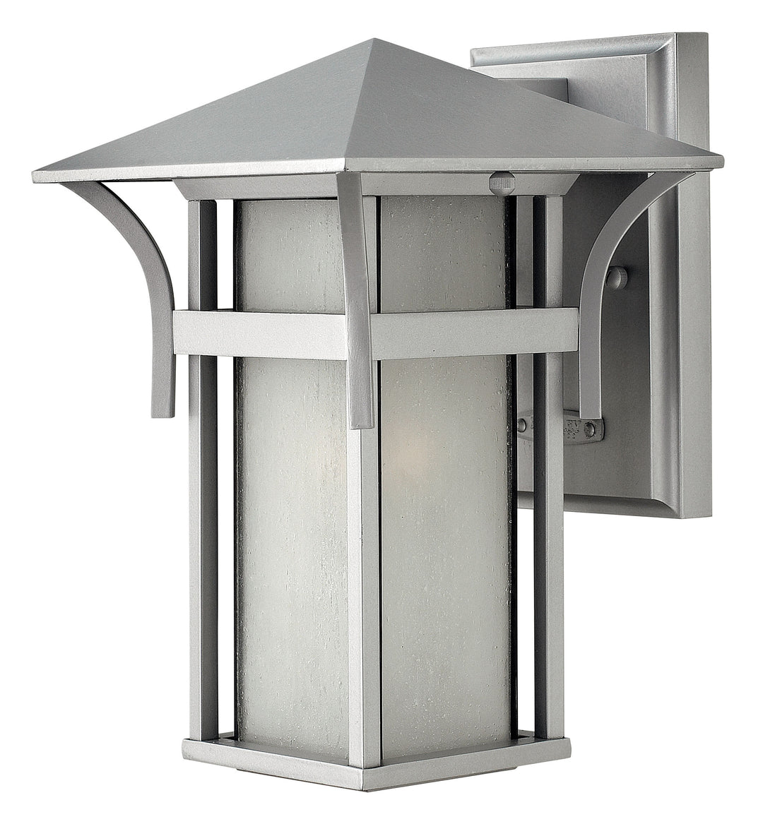 Hinkley Harbor Outdoor Wall Light Small Wall Mount Lantern Titanium 2570TT