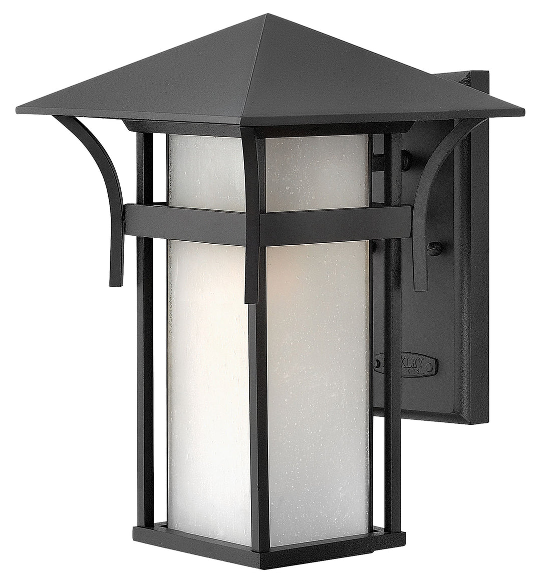 Hinkley Harbor Outdoor Wall Light Medium Wall Mount Lantern Satin Black 2574SK