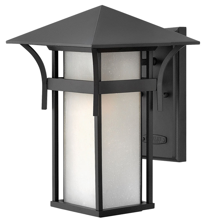 Hinkley Harbor Outdoor Wall Light Medium Wall Mount Lantern Satin Black 2574SK