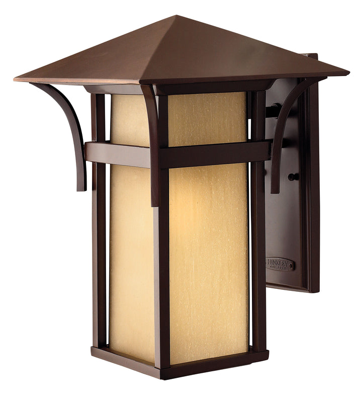 Hinkley Harbor Outdoor Wall Light Large Wall Mount Lantern Anchor Bronze 2575AR