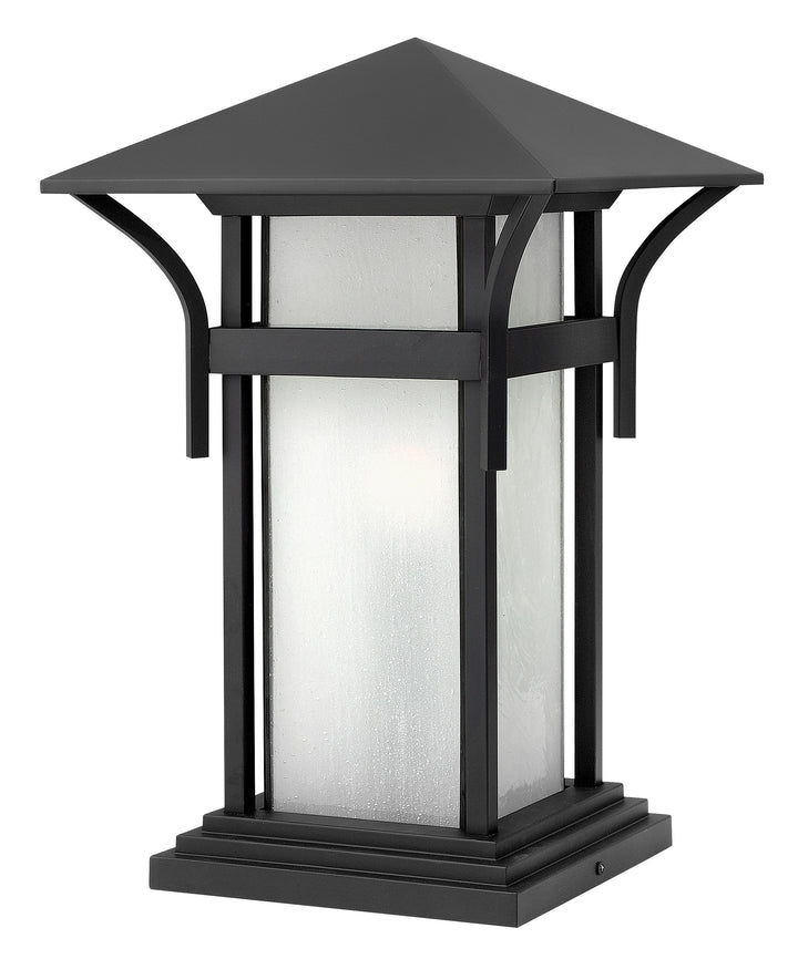 Hinkley Harbor Outdoor Pier Mount Lantern Medium Pier Mount Lantern Satin Black 2576SK