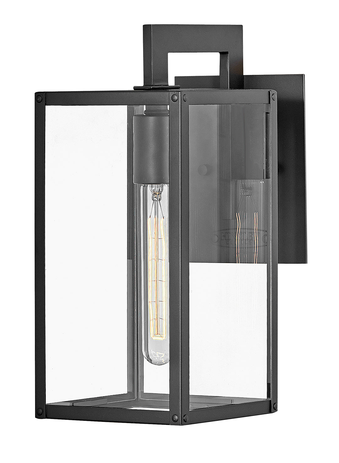 Hinkley Max Outdoor Wall Light Small Wall Mount Lantern Black 2590BK-LL