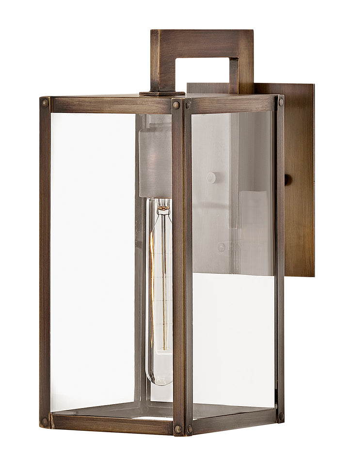 Hinkley Max Outdoor Wall Light Small Wall Mount Lantern Burnished Bronze 2590BU-LL