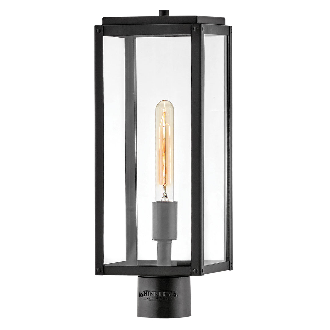 Hinkley Max Outdoor Post Mount Lantern Medium Post Mount Lantern Black 2591BK-LL
