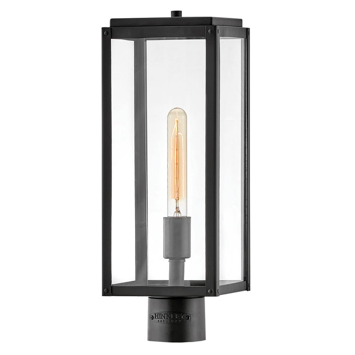 Hinkley Max Outdoor Post Mount Lantern Medium Post Mount Lantern Black 2591BK-LL