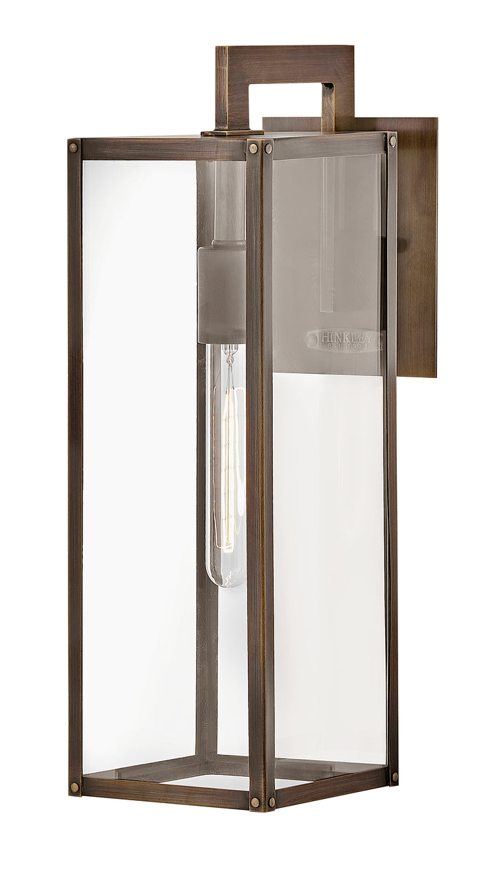 Hinkley Max Outdoor Wall Light Medium Wall Mount Lantern Burnished Bronze 2594BU