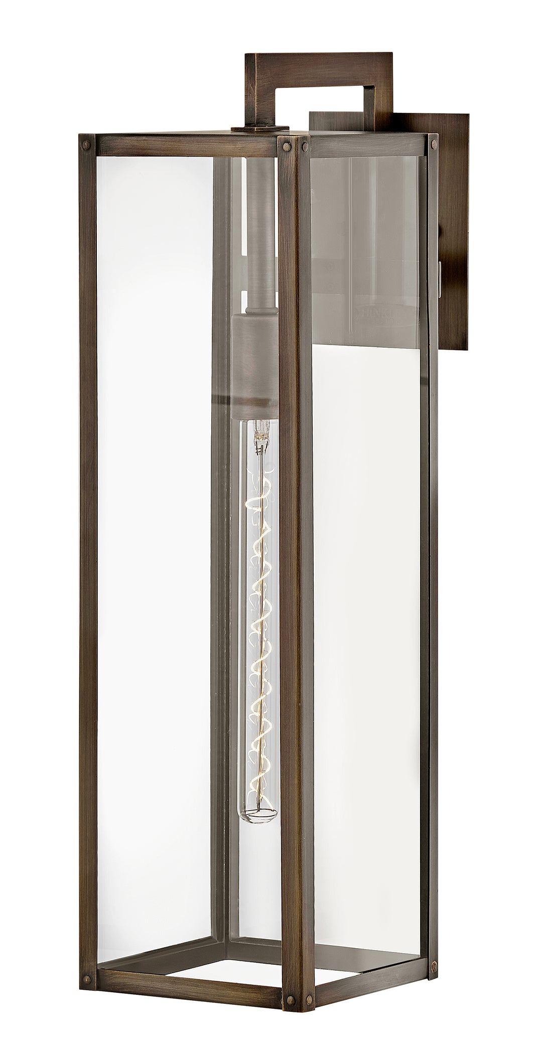 Hinkley Max Outdoor Wall Light Large Wall Mount Lantern Burnished Bronze 2595BU