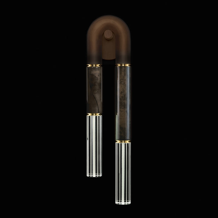 Fine Art Handcrafted Lighting Antonia 28"H RSF Sconce in Standard Bronze, Brass, Charcoal (922750-211ST)
