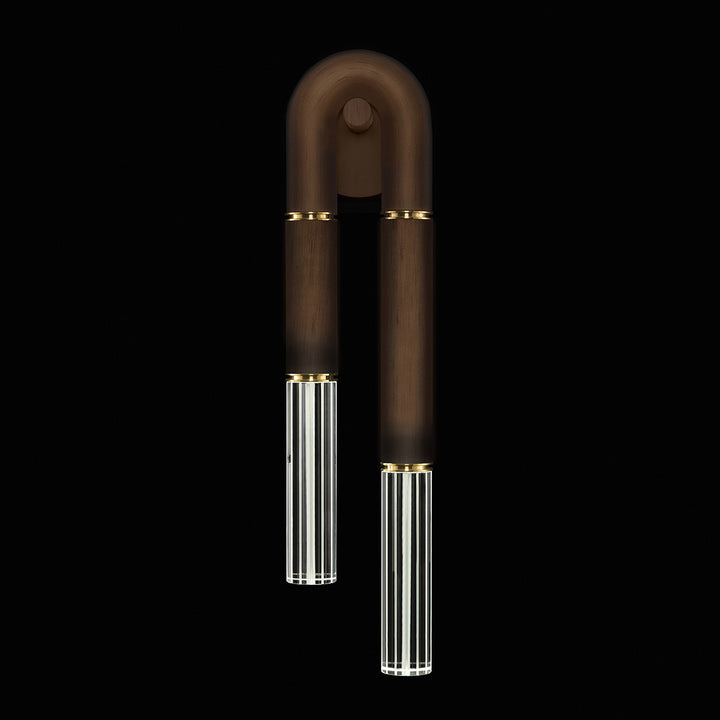 Fine Art Handcrafted Lighting Antonia 28"H RSF Sconce in Standard Bronze, Brass, No Parchment/Same as Finish (922750-210ST)