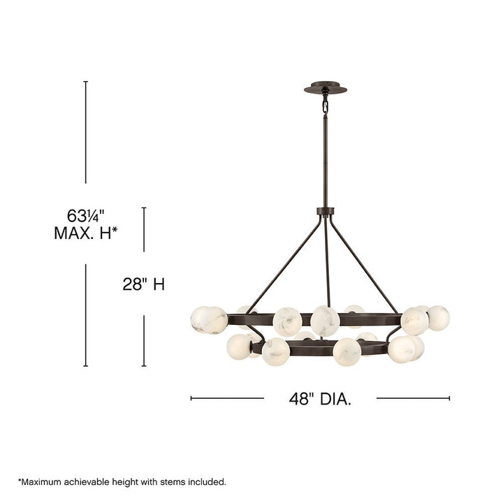 Fredrick Ramond Selene Chandelier