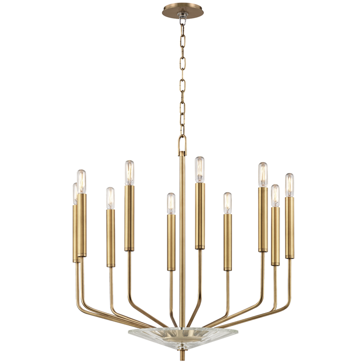 Hudson Valley Lighting Gideon Chandelier Chandeliers Hudson Valley Lighting Aged Brass  