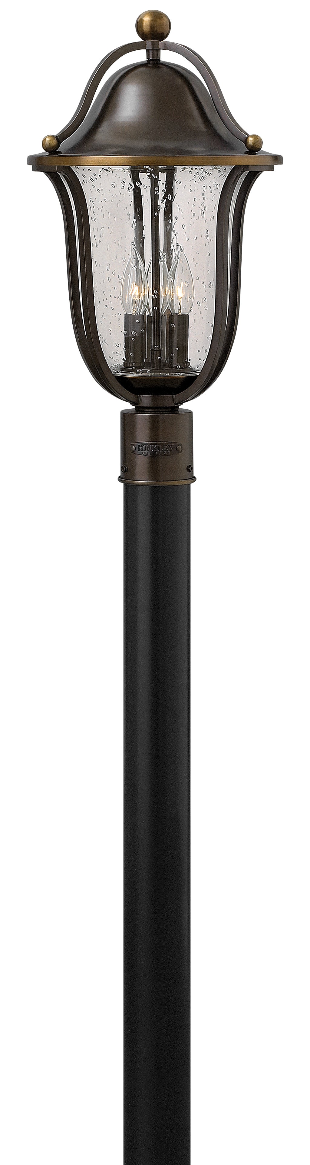 Hinkley Bolla Outdoor Post Mount Lantern Large Post Mount Lantern Olde Bronze 2641OB