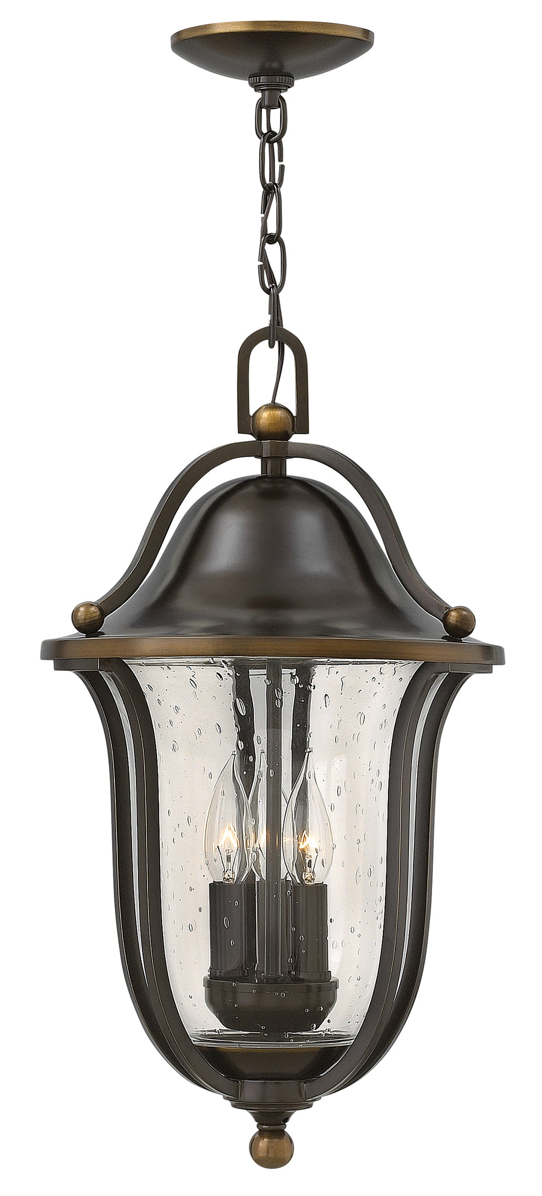 Hinkley Bolla Outdoor Hanging Light Large Hanging Lantern Olde Bronze 2642OB