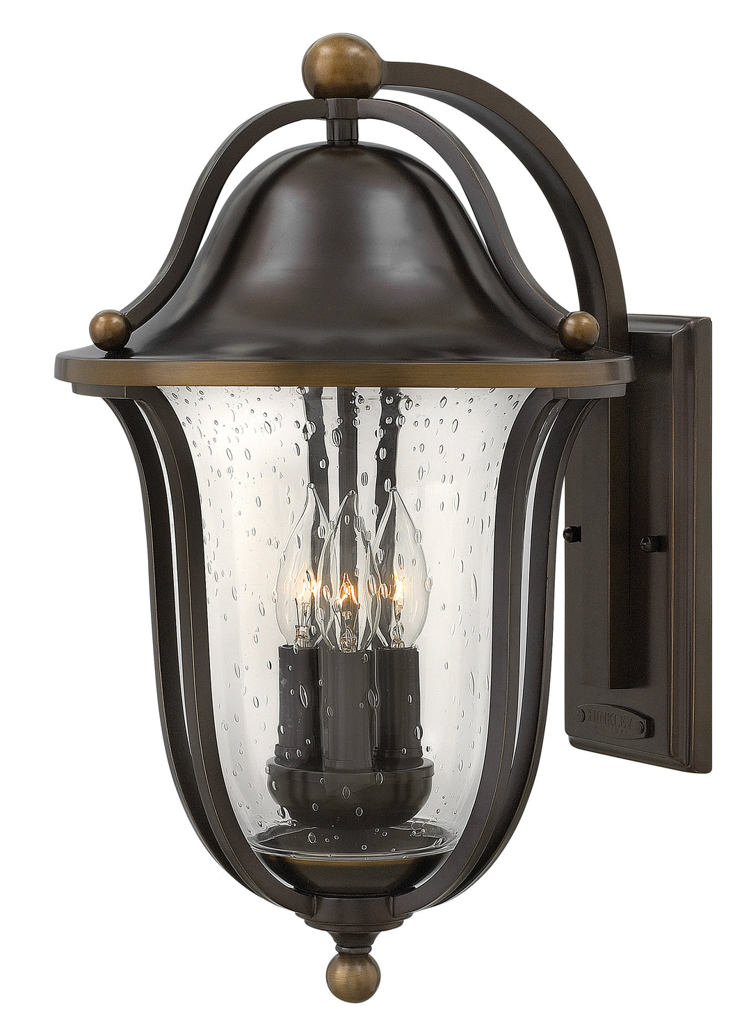 Hinkley Bolla Outdoor Wall Light Large Wall Mount Lantern Olde Bronze 2645OB