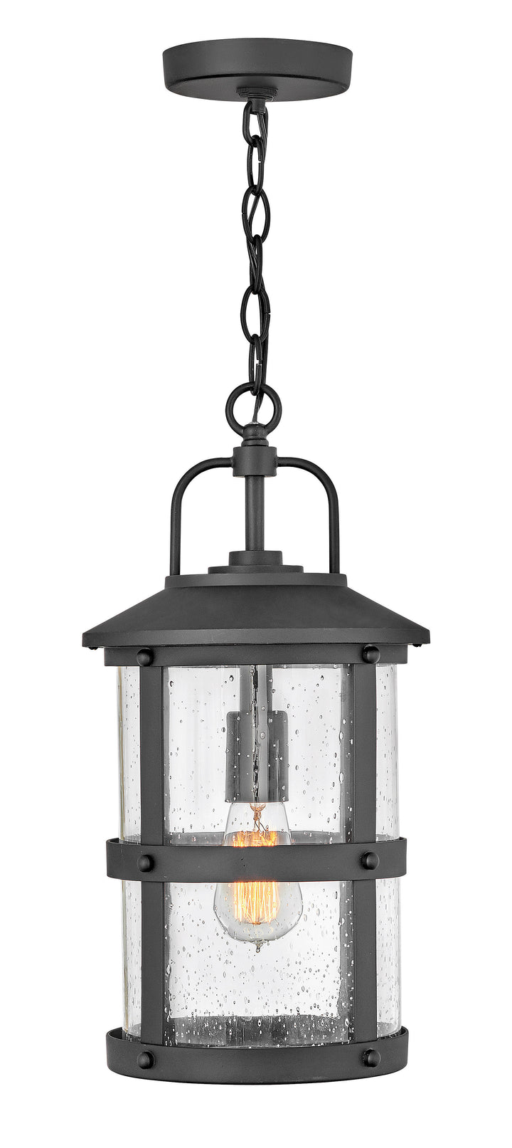 Hinkley Lakehouse Outdoor Hanging Light Medium Hanging Lantern Black 2682BK
