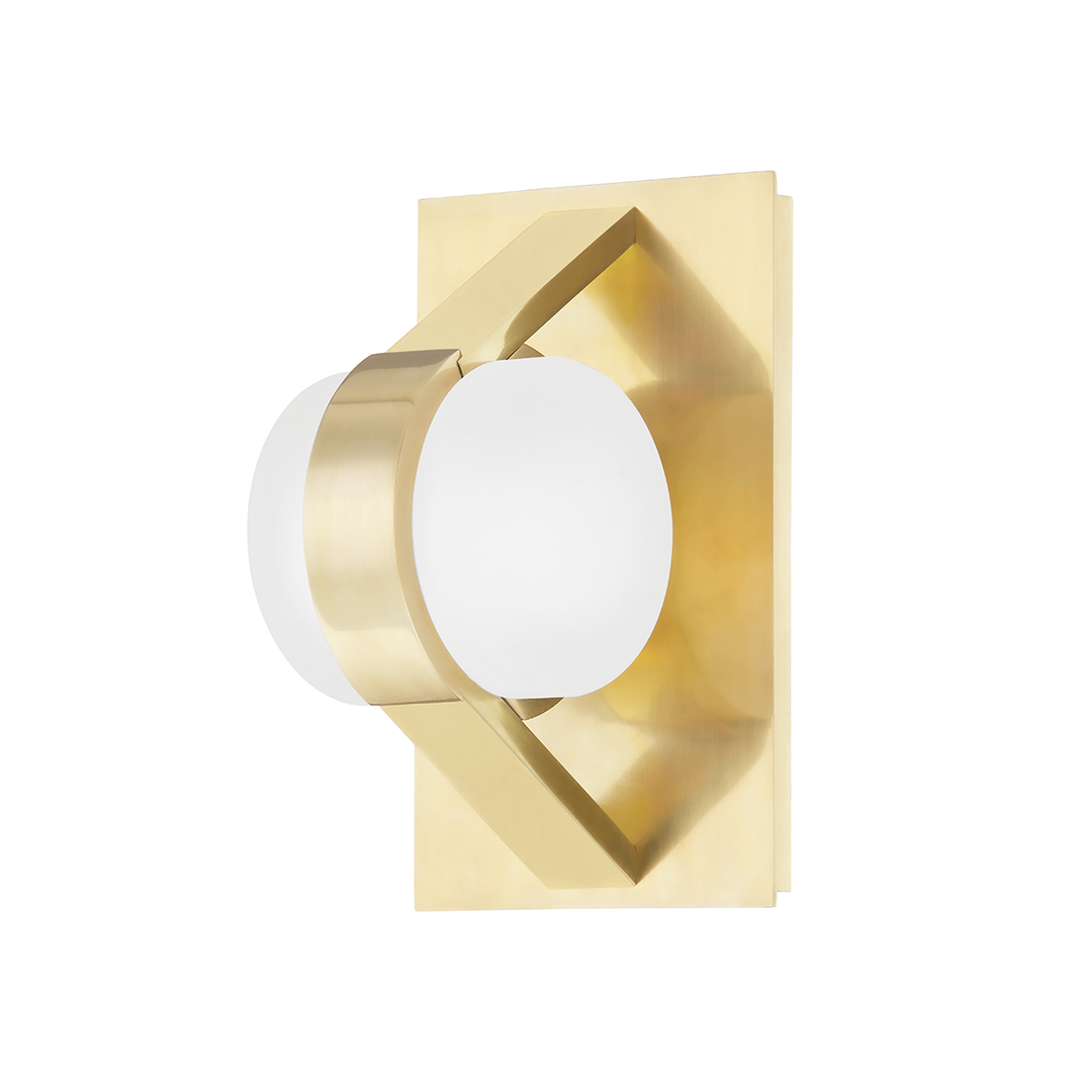 Hudson Valley Lighting Orbit Wall Sconce Wall Sconces Hudson Valley Lighting Aged Brass  