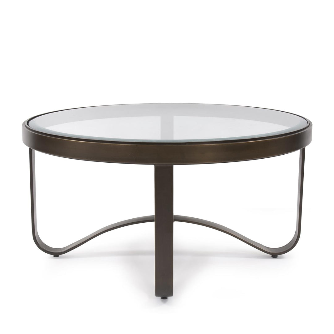 Howard Elliott Collection Round Metal Coffee Table