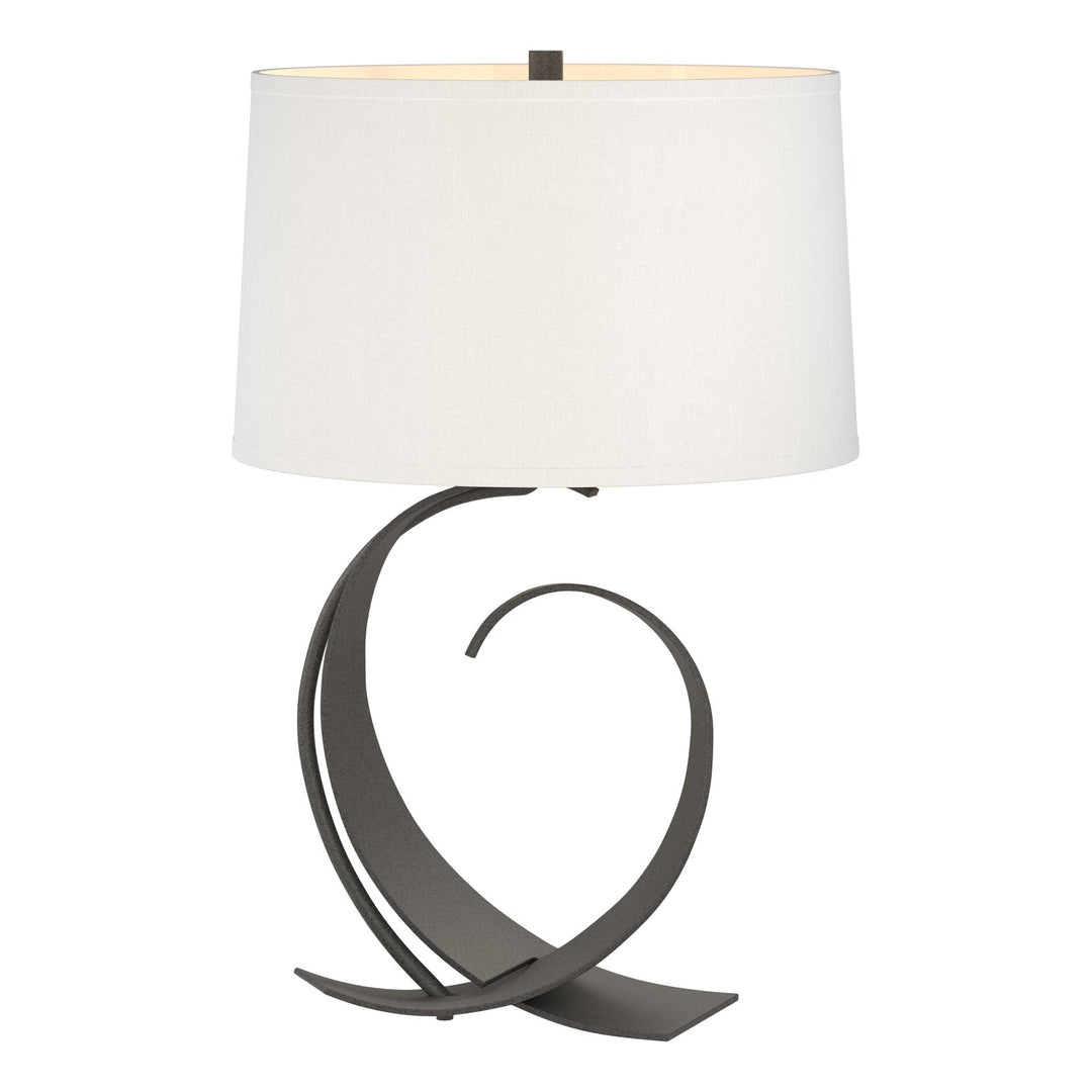 Fullered Impressions Table Lamp Table Lamps Hubbardton Forge Natural Iron 14x22.1 Natural