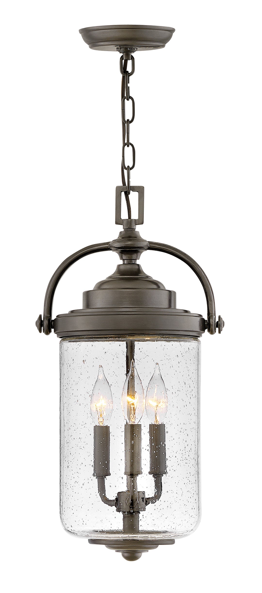 Hinkley Willoughby Outdoor Hanging Light Medium Hanging Lantern Oil Rubbed Bronze 2752OZ
