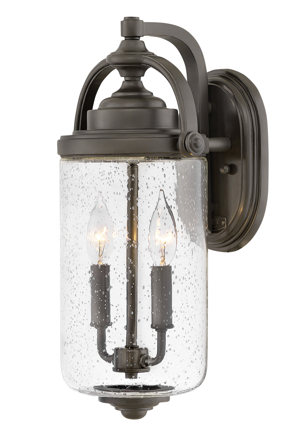 Hinkley Willoughby Outdoor Wall Light Medium Wall Mount Lantern Oil Rubbed Bronze 2754OZ