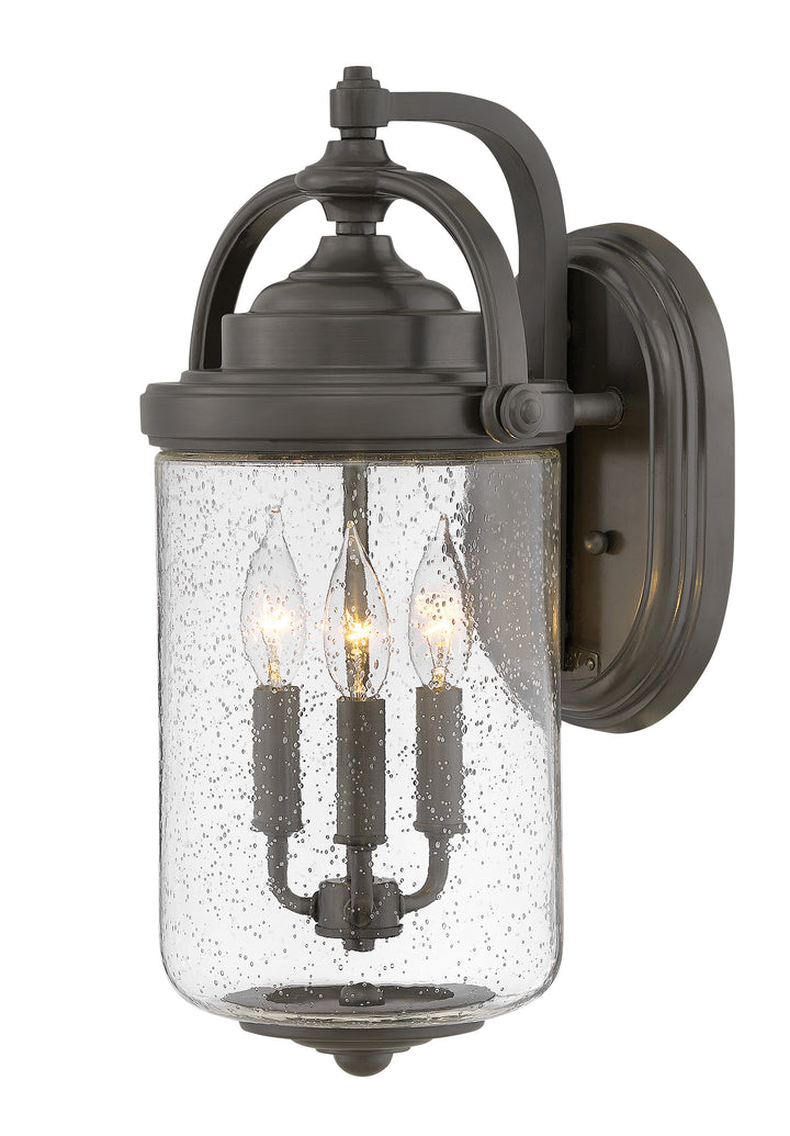 Hinkley Willoughby Outdoor Wall Light Large Wall Mount Lantern Oil Rubbed Bronze 2755OZ
