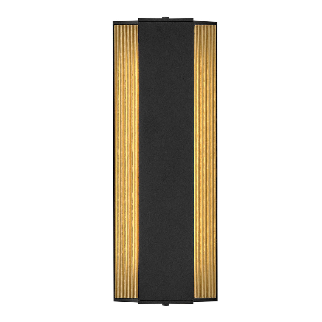 Hinkley Strata Outdoor Wall Light Medium LED Wall Sconce Black 27580BK