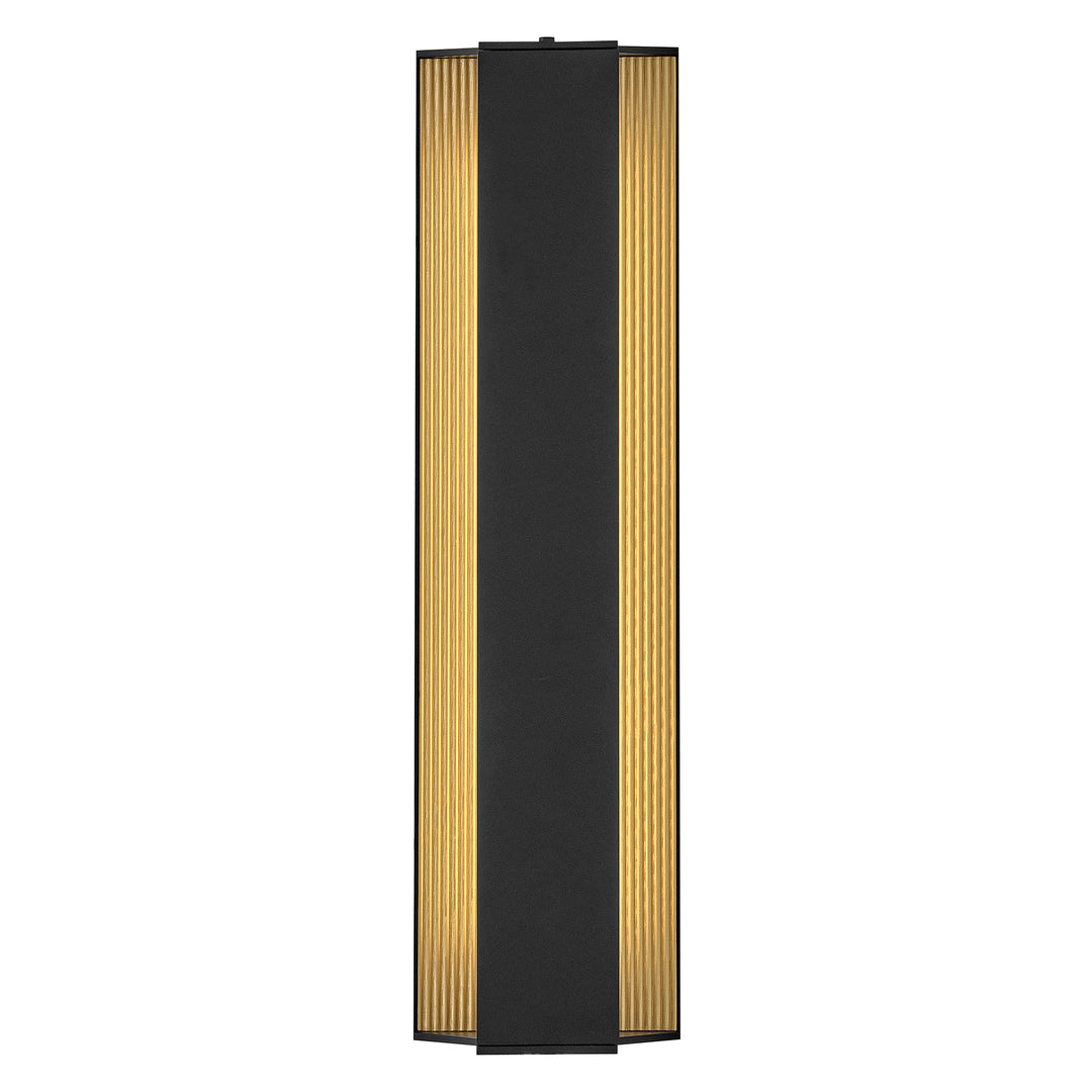 Hinkley Strata Outdoor Wall Light Large LED Wall Sconce Black 27584BK