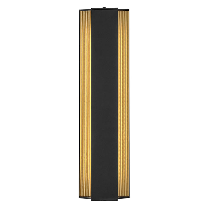 Hinkley Strata Outdoor Wall Light Large LED Wall Sconce Black 27584BK