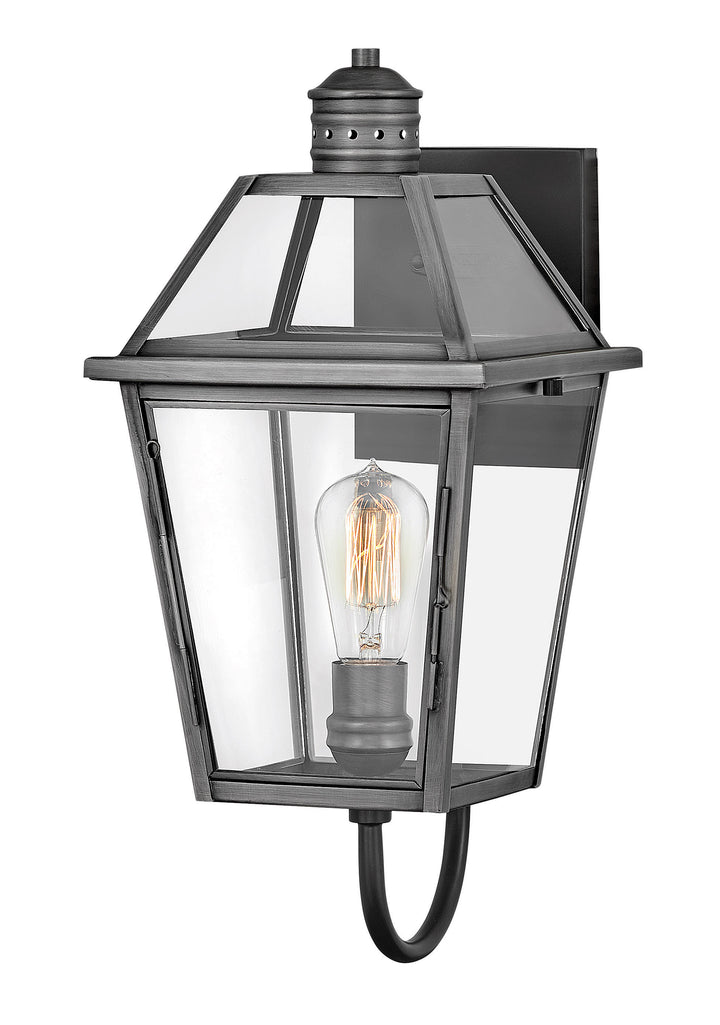 Hinkley Nouvelle Outdoor Wall Light Small Wall Mount Lantern Blackened Brass 2770BLB