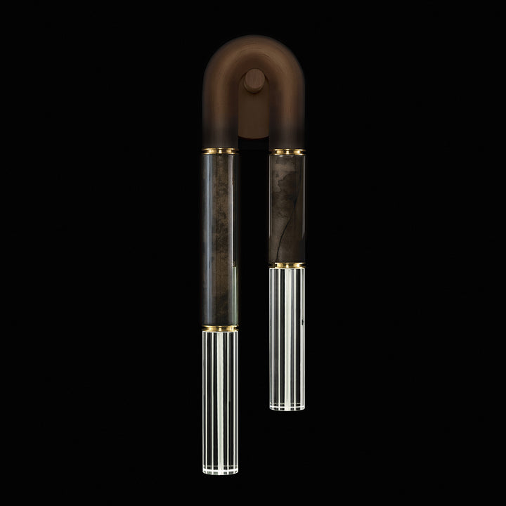 Fine Art Handcrafted Lighting Antonia 28"H LSF Sconce in Standard Bronze, Brass, Charcoal (922550-211ST)