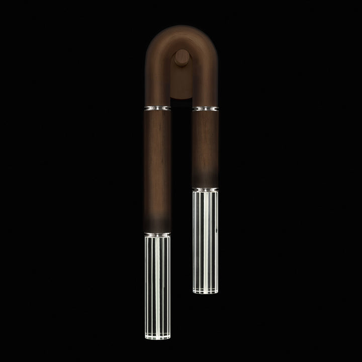 Fine Art Handcrafted Lighting Antonia 28"H LSF Sconce in Standard Bronze, Nickel, No Parchment/Same as Finish (922550-220ST)