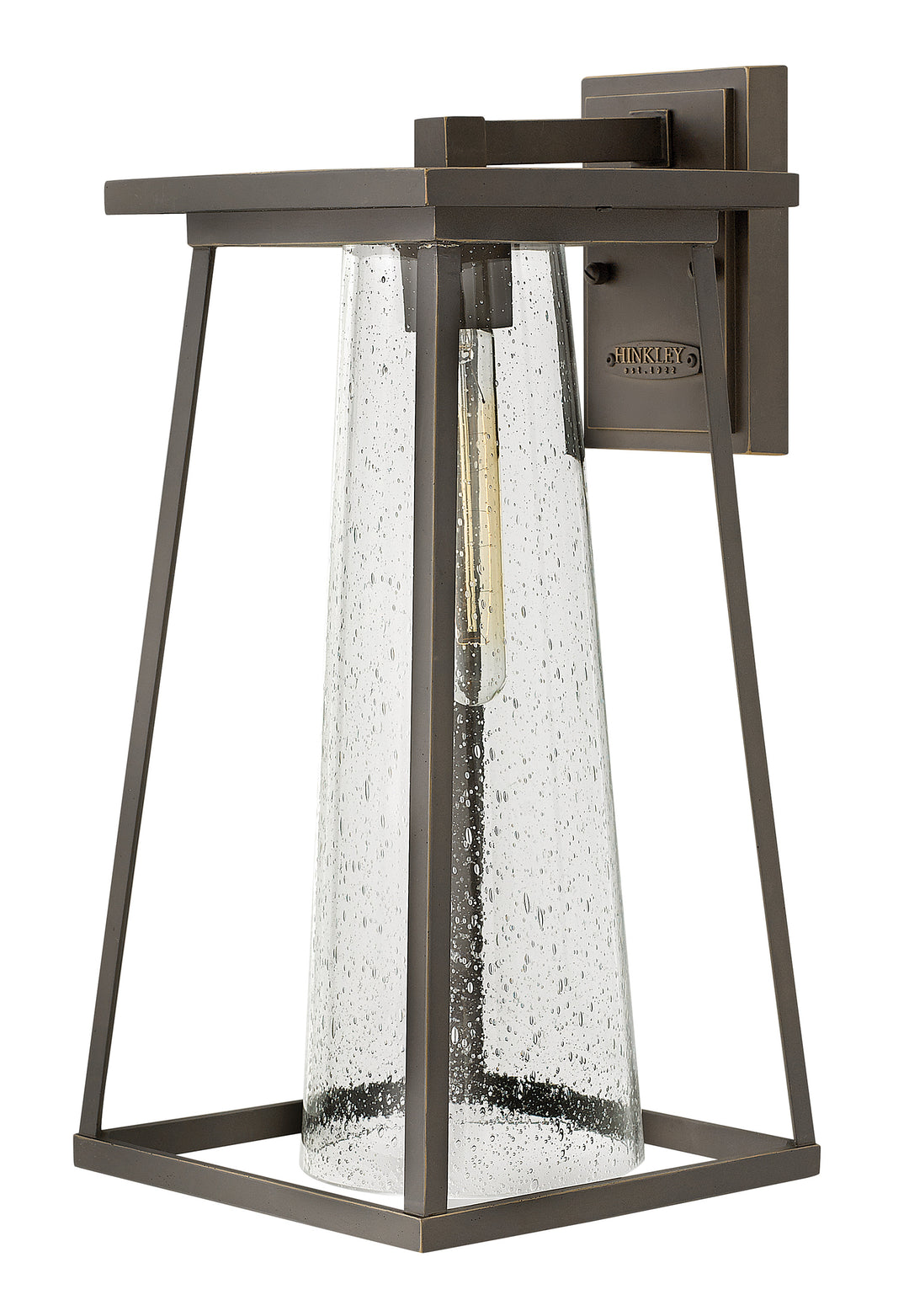 Hinkley Burke Outdoor Wall Light Large Wall Mount Lantern Oil Rubbed Bronze 2795OZ-CL