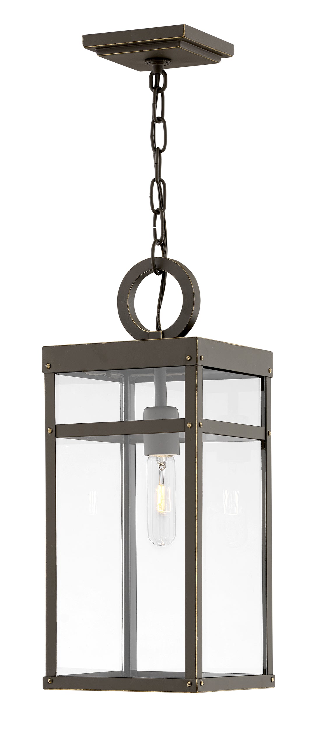 Hinkley Porter Outdoor Hanging Light Medium Hanging Lantern Oil Rubbed Bronze 2802OZ-LL