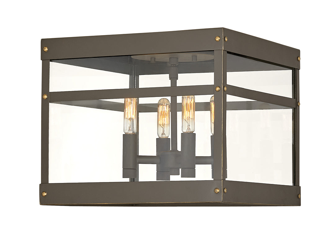 Hinkley Porter Outdoor Flush Mount Small Flush Mount Oil Rubbed Bronze 2803OZ