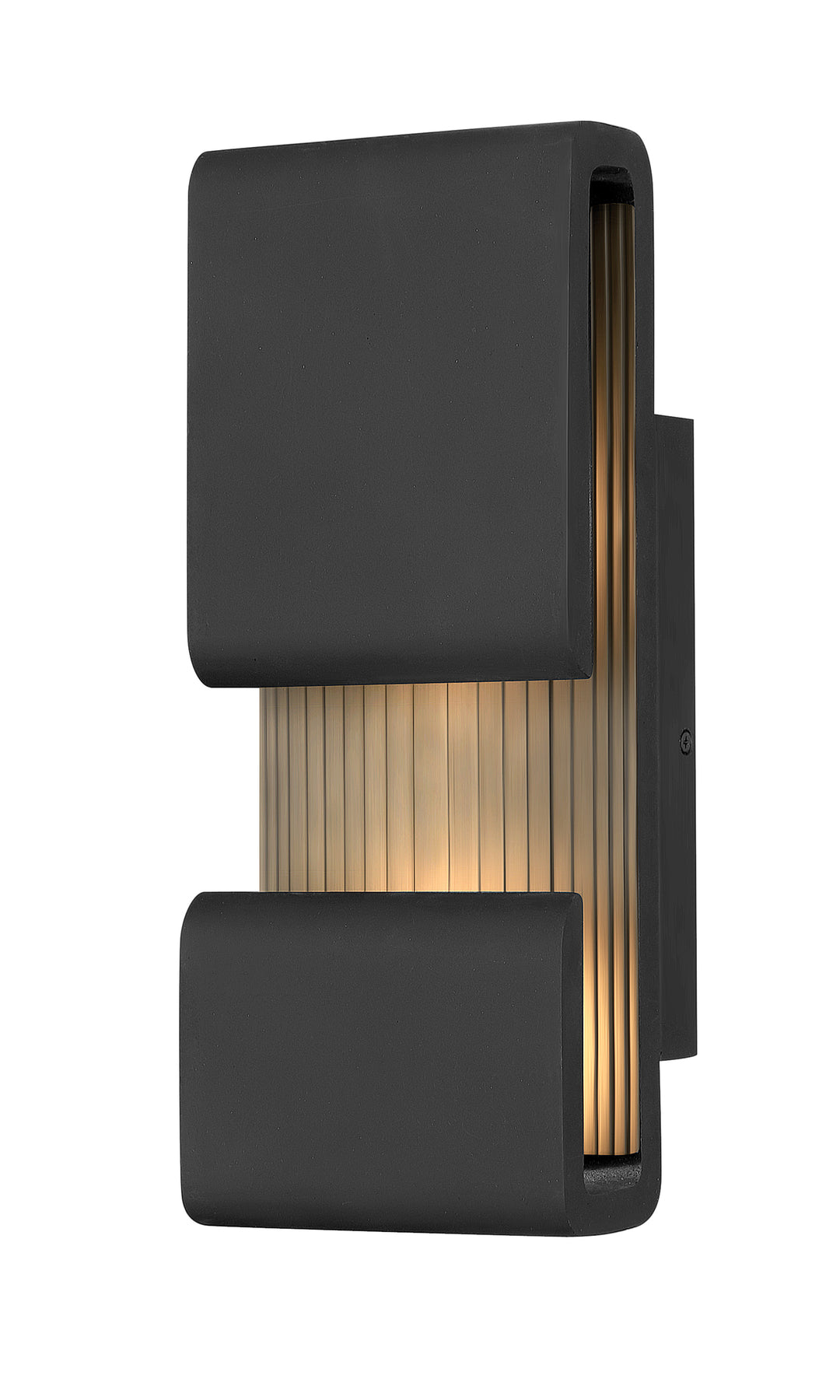 Hinkley Contour Outdoor Wall Light Medium LED Wall Sconce Black 2810BK