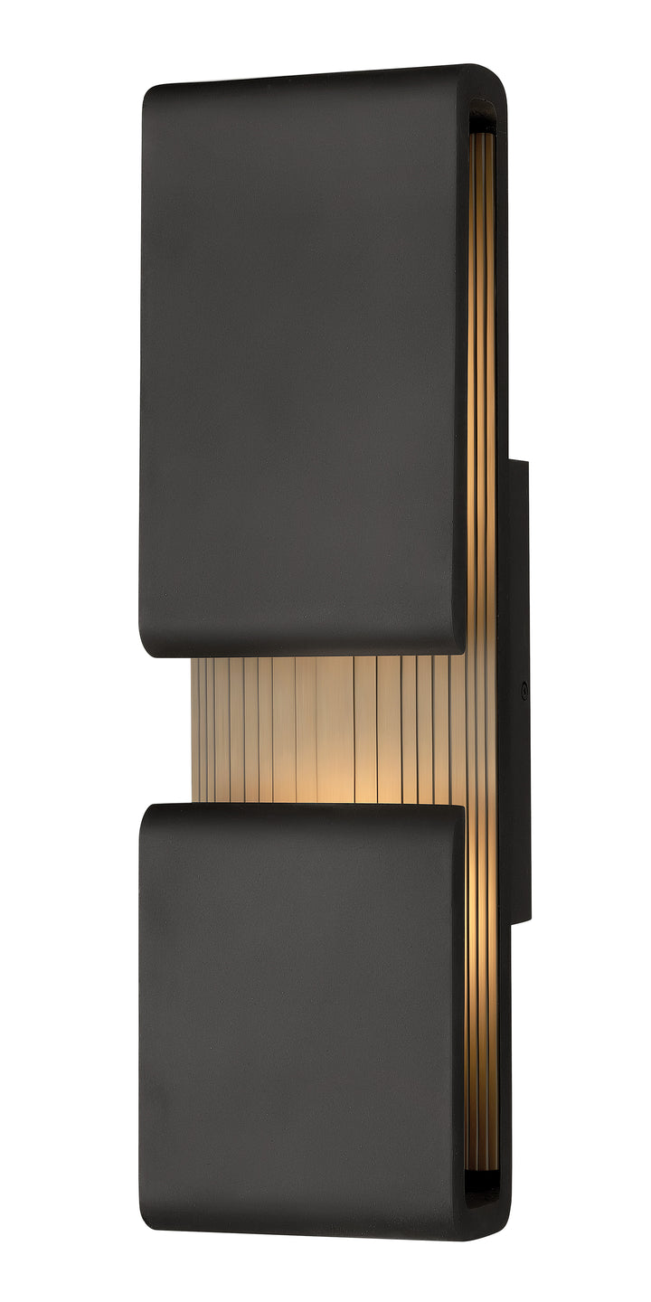 Hinkley Contour Outdoor Wall Light Large LED Wall Sconce Black 2815BK
