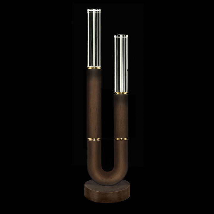 Fine Art Handcrafted Lighting Antonia 29.75"H Table Lamp in Standard Bronze, Brass, No Parchment/Same as Finish (923010-210ST)