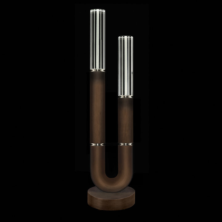 Fine Art Handcrafted Lighting Antonia 29.75"H Table Lamp in Standard Bronze, Nickel, No Parchment/Same as Finish (923010-220ST)