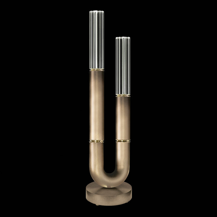 Fine Art Handcrafted Lighting Antonia 29.75"H Table Lamp in Soft Ombre Bronze, Brass, No Parchment/Same as Finish (923010-610ST)