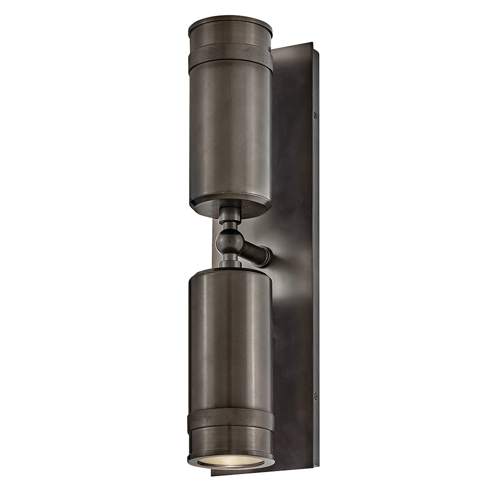 Hinkley Pratt Outdoor Wall Light Medium Up/Down Light Sconce Black Oxide 28814BX