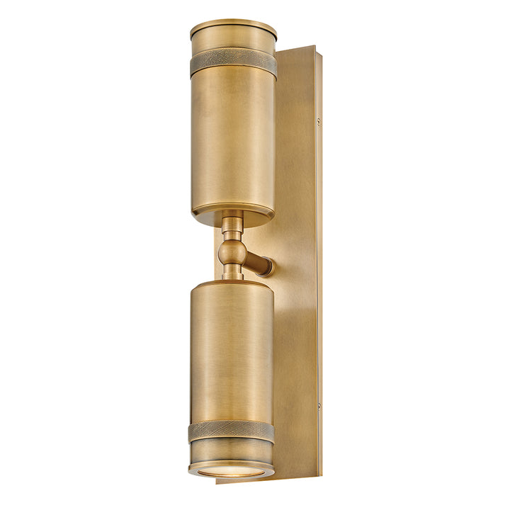 Hinkley Pratt Outdoor Wall Light Medium Up/Down Light Sconce Heritage Brass 28814HB
