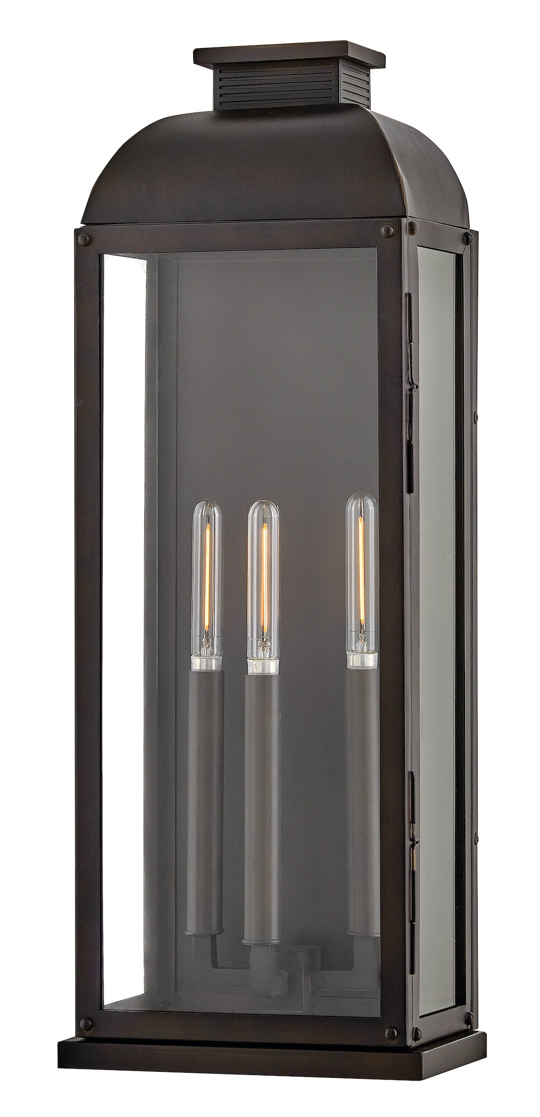 Hinkley Tiverton Outdoor Wall Light Large Wall Mount Lantern Dark Oxidized Brass 28835DX