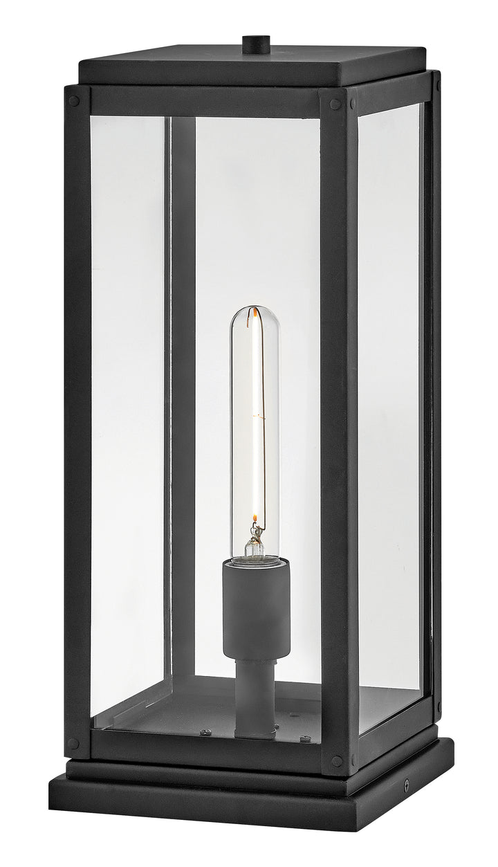 Hinkley Max Outdoor Pier Mount Lantern Medium Pier Mount Lantern Black 28857BK