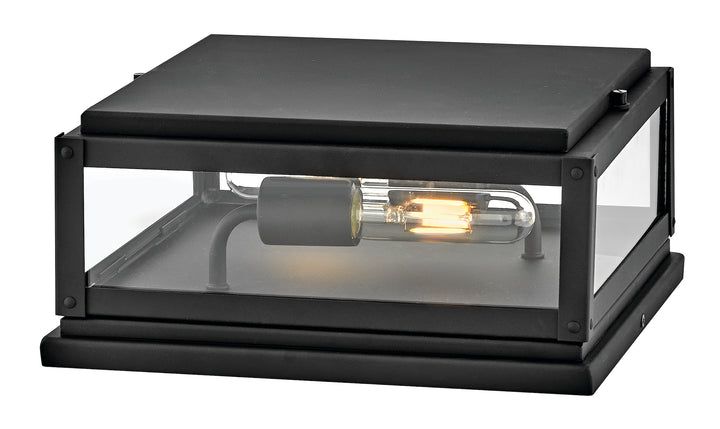Hinkley Max Outdoor Pier Mount Lantern Small Pier Mount Lantern Black 28858BK-LV