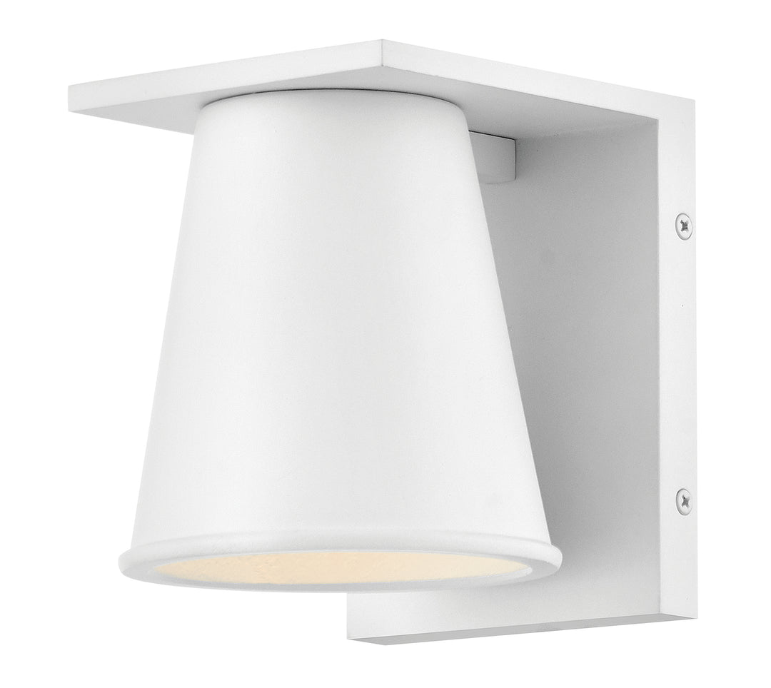Hinkley Hans Outdoor Wall Light Small Down Light Wall Sconce Textured White 28870TW-LL