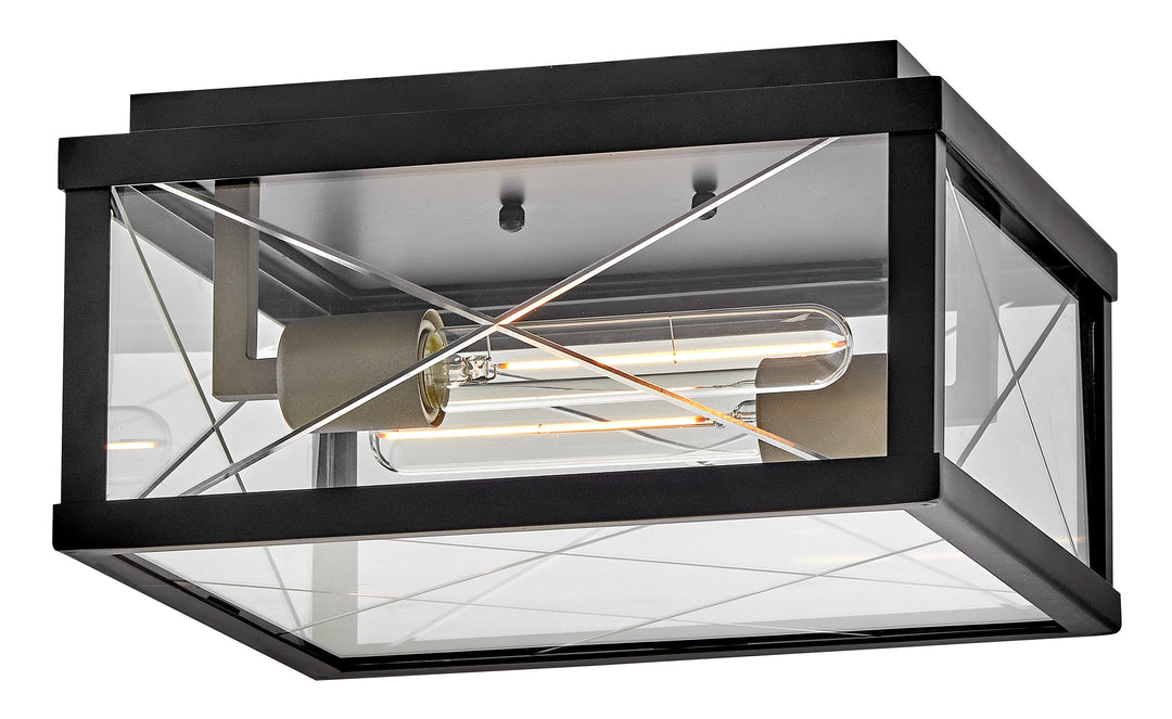 Hinkley Monte Outdoor Flush Mount Small Flush Mount Black 28881BK