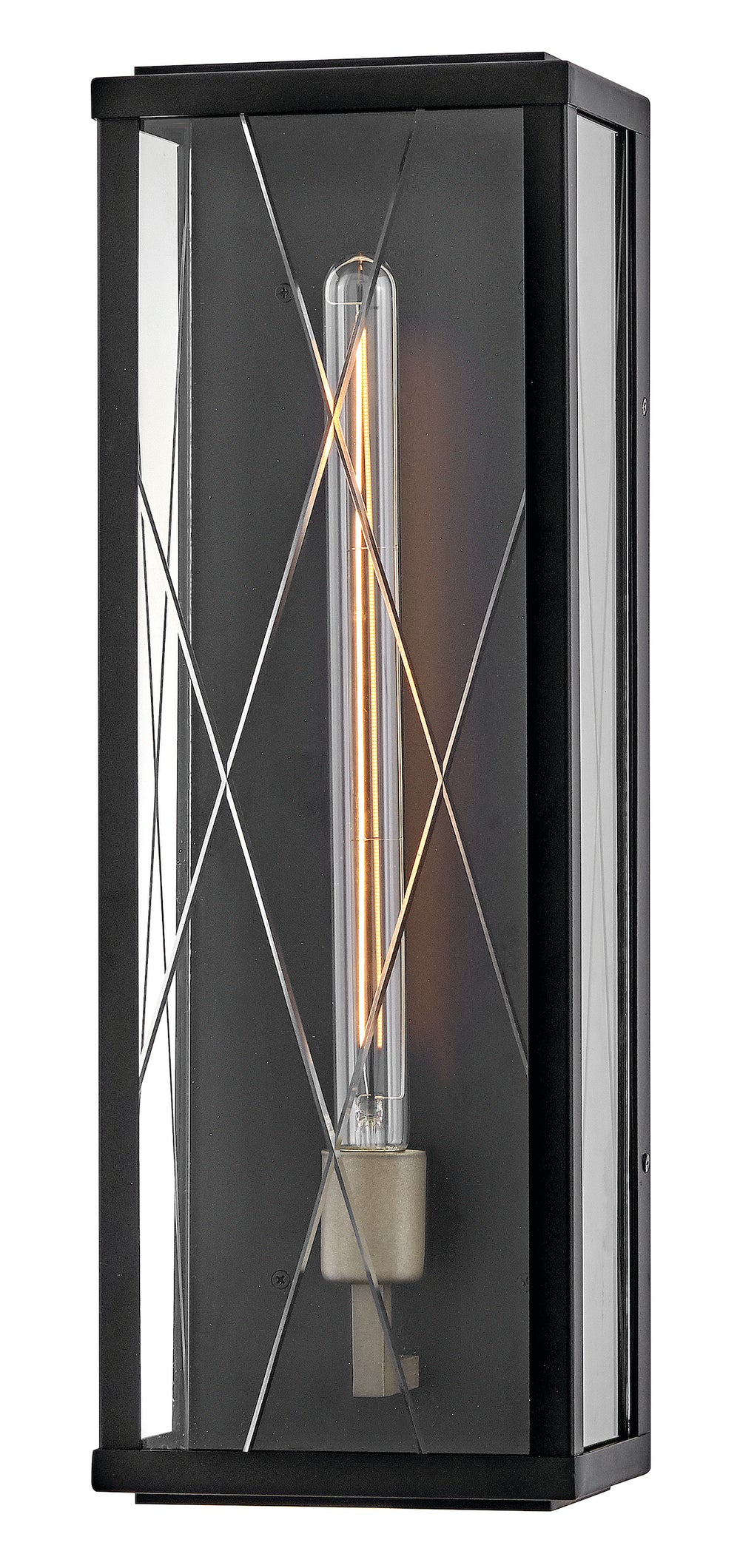 Hinkley Monte Outdoor Wall Light Medium Wall Sconce Black 28884BK