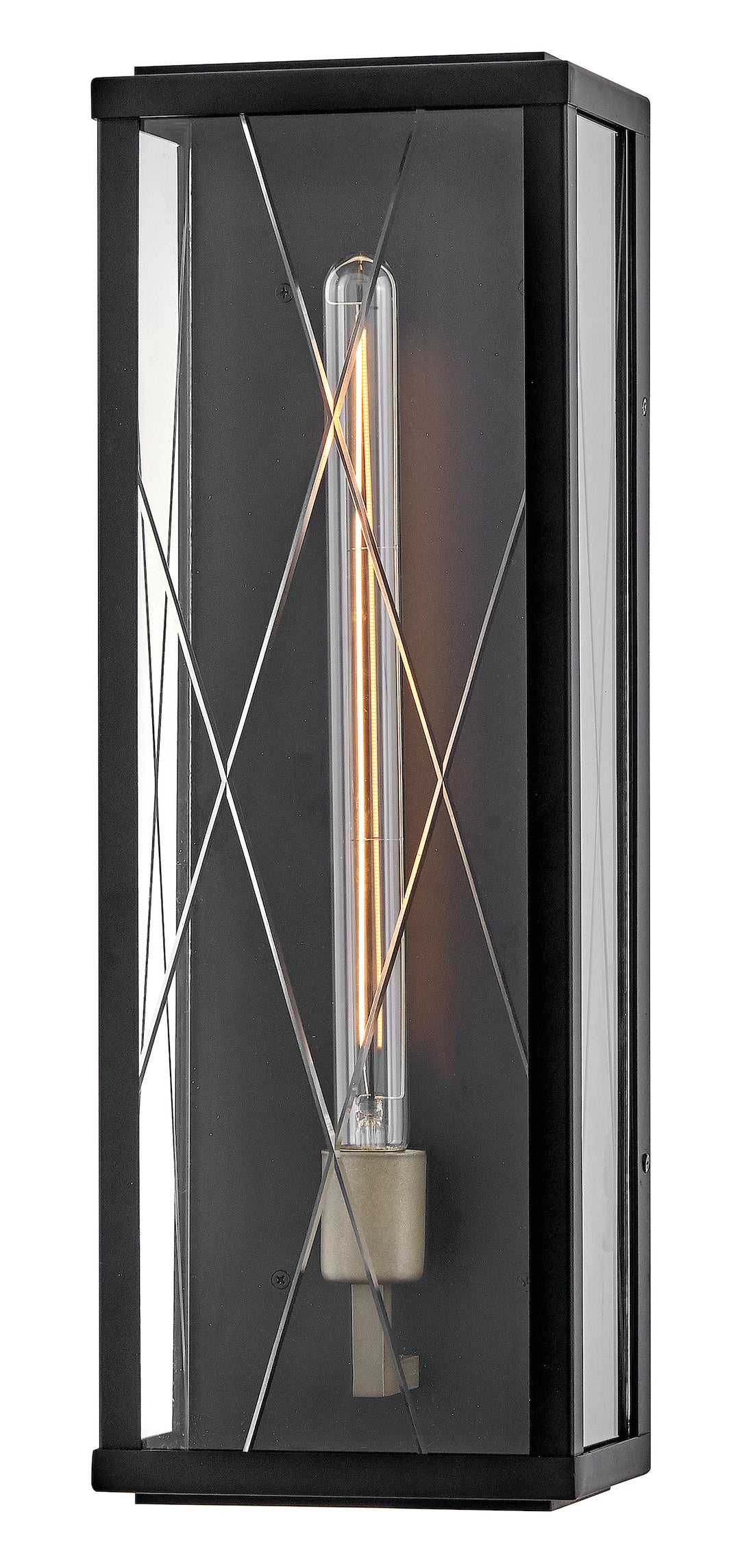Hinkley Monte Outdoor Wall Light Medium Wall Sconce Black 28884BK