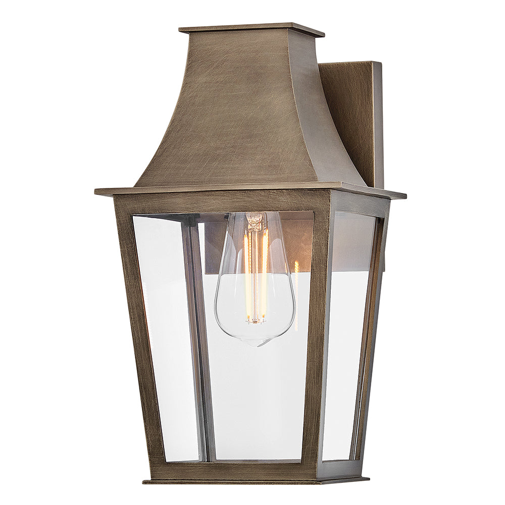 Hinkley Georgetown Outdoor Wall Light Small Wall Mount Lantern Burnished Bronze 28890BU